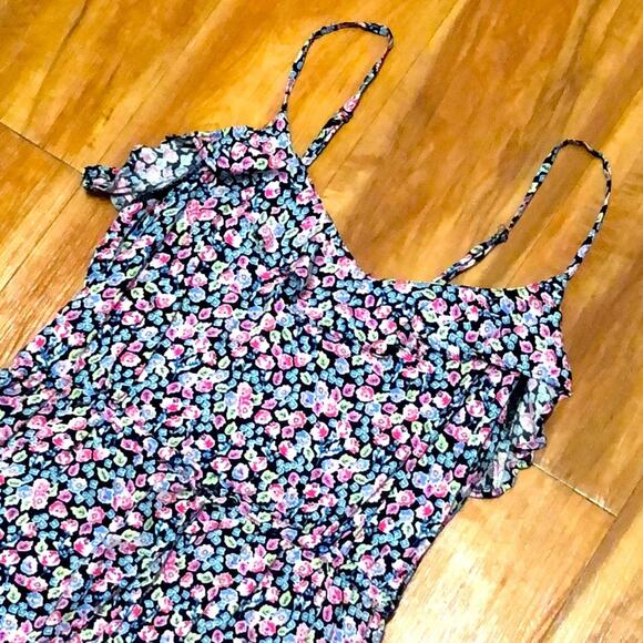 Divided by H&M Floral Spaghetti Strap Dress Size 6 - Picture 1 of 10